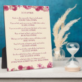 Pink Petals tun es auf jeden Fall Fotoplatte (Seite)