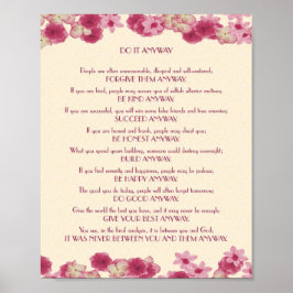 Pink Petals tun es auf jeden Fall Poster