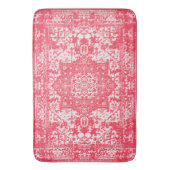 Pink Petals über Kilim Dreams Badematte (Vorderseite Vertikal)