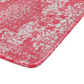 Pink Petals über Kilim Dreams Schneidebrett (Ecke)