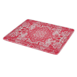 Pink Petals über Kilim Dreams Schneidebrett