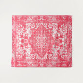 Pink Petals über Kilim Dreams Wandteppich (Vorderseite (Horizontal))