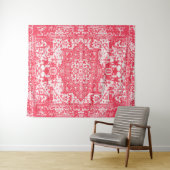 Pink Petals über Kilim Dreams Wandteppich (Beispiel (Horizontal))