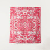 Pink Petals über Kilim Dreams Wandteppich (Vorderseite)
