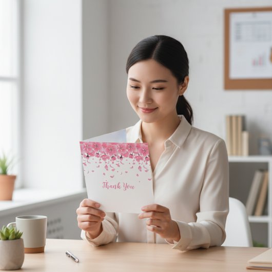 Pink Petals Vielen Dank