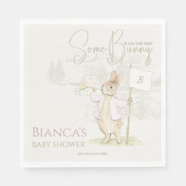 Pink Peter der Kaninchen Einige SonnenBaby-Dusche Serviette