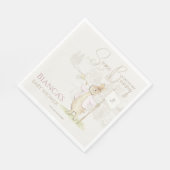 Pink Peter der Kaninchen Einige SonnenBaby-Dusche Serviette (Ecke)