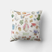 Pink Peter der Kaninchen Kissen (Rückseite)