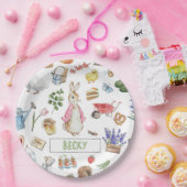 Pink Peter der Kaninchen Pappteller (Party)