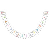 Pink Peter der Kaninchen Wimpelkette (Alle)