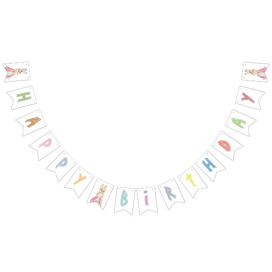 Pink Peter der Kaninchen Wimpelkette (Alle)