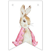 Pink Peter der Kaninchen Wimpelkette (Erste Fahne)