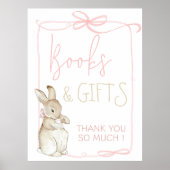 Pink Peter der Rabbit Beatrix Girl Babydusche Poster (Vorne)