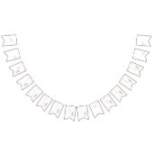 Pink Peter der Rabbit Beatrix Girl Babydusche Wimpelkette (Alle)