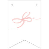 Pink Peter der Rabbit Beatrix Girl Babydusche Wimpelkette (Erste Fahne)