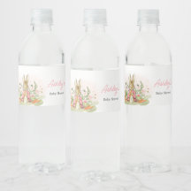 Pink Peter Rabbit Baby Dusche