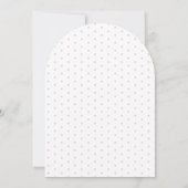 Pink Peter Rabbit Baby Girl Dusche Einladung (Rückseite)