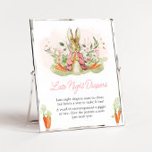 Pink Peter Rabbit Kinderdusche Spätnachtsspalter Poster