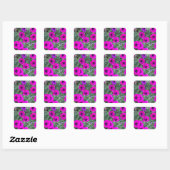 Pink Petunia Closeup Sticker (Blatt)