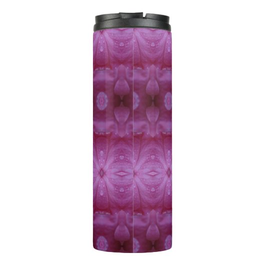 Pink Petunia Ikat 3 Thermosbecher (Rückseite)