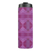 Pink Petunia Ikat 4 Thermosbecher (Vorderseite)