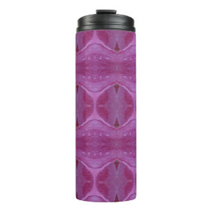 Pink Petunia Ikat 4 Thermosbecher