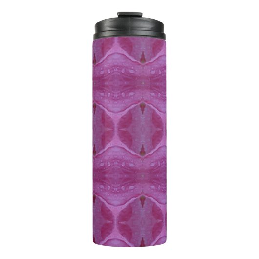 Pink Petunia Ikat 4 Thermosbecher (Vorderseite)
