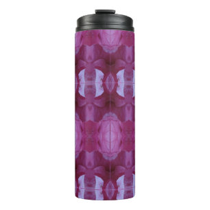 Pink Petunia Ikat Thermosbecher