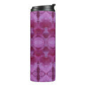 Pink Petunia Ikat Too Thermosbecher (Nach links gedreht)