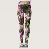 Pink Petunia Leggings (Vorderseite)