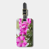 Pink Petunia Passion Gepäckanhänger (Vorderseite vertikal)