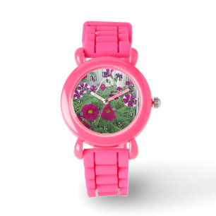 Pink Petunias Armbanduhr