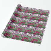 Pink Petunias Geschenkpapier (Ungerollt)