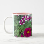 Pink Petunias Zweifarbige Tasse (Links)