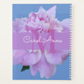 Pink Pey Lila Monogram Floral Planer (Rückseite)