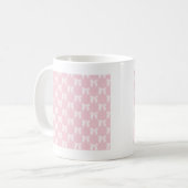 Pink-Pfeffer mit weißen Bohnen Kaffeetasse (Vorderseite Links)
