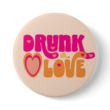 Pink-pfirsichfarbene Retro Betrunken in Liebe Brid