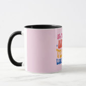 Pink Phantastisch Teacher Tasse (Links)