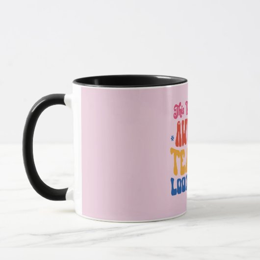 Pink Phantastisch Teacher Tasse (Links)