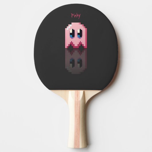 Pink Phantom Name persischer Fanart Tischtennis Schläger (Vorderseite)