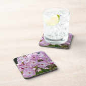 Pink Phlox Getränkeuntersetzer (Rechte Seite)
