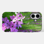 Pink Phlox und Gras Sommer Blüten Case-Mate iPhone Hülle (Rückseite (Horizontal))