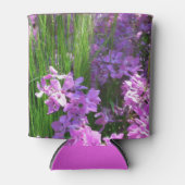 Pink Phlox und Gras Sommer Blüten Dosenkühler (Vorderseite)