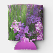 Pink Phlox und Gras Sommer Blüten Dosenkühler (Rückseite)