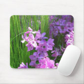 Pink Phlox und Gras Sommer Blüten Mousepad (Mit Mouse)
