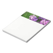 Pink Phlox und Gras Sommer Blüten Notizblock (Rotiert)