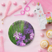 Pink Phlox und Gras Sommer Blüten Pappteller (Party)