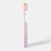 💖 Pink Phone Case with Big Yellow “M” & Stars iPhone Hülle (Linke Seite)