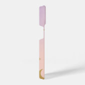 💖 Pink Phone Case with Big Yellow “M” & Stars  iPhone Hülle (Rechte Seite)