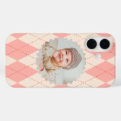 Pink Photo iPhone Case (Rückseite (Horizontal))